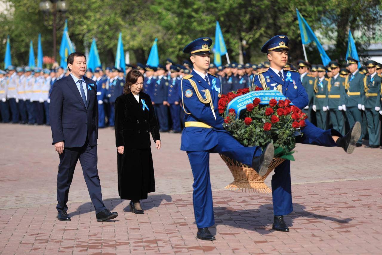 Ақтөбе облысында Жеңіс күніне арналған тағзым шаралары өтті